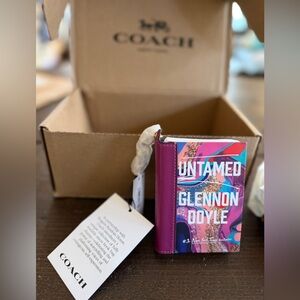 Coach Book Bag Charm Untamed by Glennon Doyle